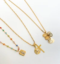 Pingente Medalha Jesus Cristo Ouro18k