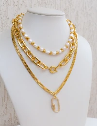 Pingente Mosquetao Ouro18k