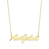 Colar personalizado com nome manuscrito prata925 (sob encomenda)