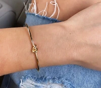 Pulseira bracelete nó ajustável