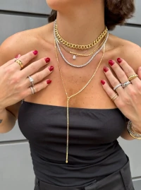 Anel organico croissant ouro18k