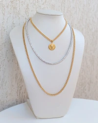 Pingente Medalha Leao Grega Ouro18k