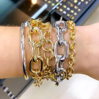 Pulseira Elos Rodio
