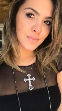 Colar Crucifixo Perola Luxo Longo Prata925