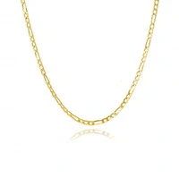 Colar gargantilha figaro ouro18k