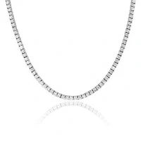 Colar riviera joia clássica 4 garras 2mm