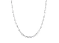 Colar riviera joia clássica 3 garras 3mm 42cm