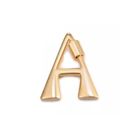 Pingente Fecho Mosquetao LETRA Ouro18k