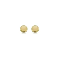 Brinco minimalista bolinha esfera ouro18k (escolha o tamanho)