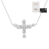 Colar divino espirito santo moissanite 2.34ct 6mm prata925