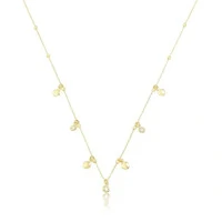 Colar e choker medalhas e pontos de luz