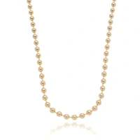 Colar e choker corrente canutilhos e bolinhas