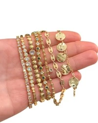 Pulseira joia medalhas desejo com significado ouro18k