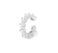 Brinco piercing solitários 3 garras 3mm prata925