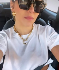 Pingente Fecho Mosquetao LETRA Ouro18k