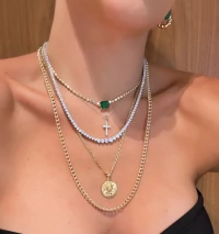 Pingente Medalha Leao Grega Ouro18k