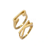 Anel Letra Ouro18k