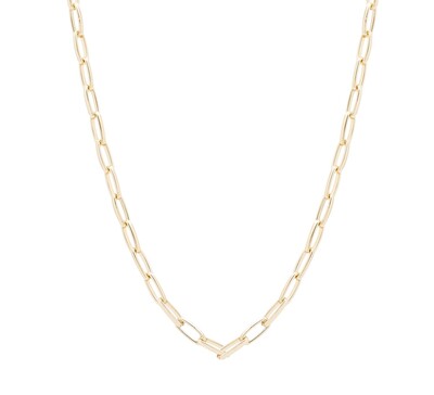 Foto Colar e choker elos clássicos ouro18k
