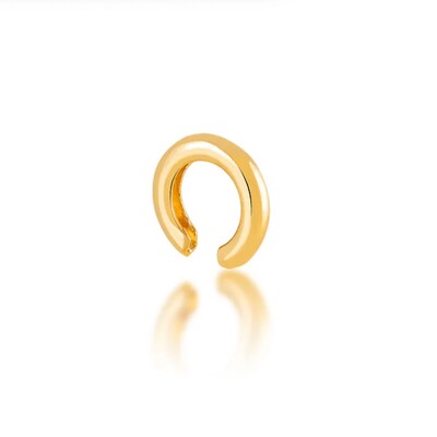 Foto Brinco piercing tubo slim ouro18k