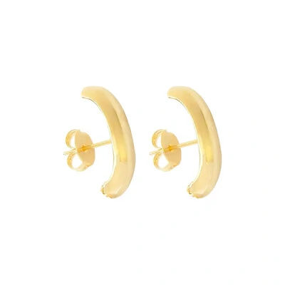 Foto Brinco ear hook básico liso ouro18k