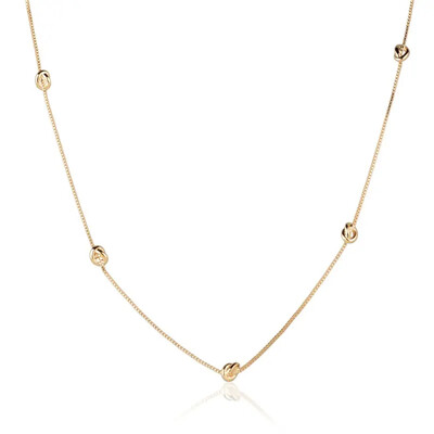 Foto Colar e choker veneziana mini nó