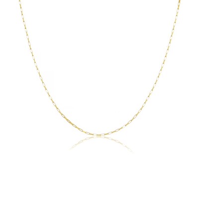 Foto Colar corrente elos clássico delicado ouro18k (escolha o tamanho)