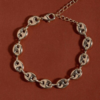 Foto Pulseira lacre bridão linha equestrian ouro18k