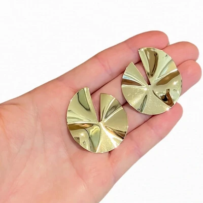 Foto Brinco leque organico disco