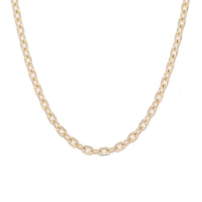 Foto Colar e choker elos clássicos ovalados ouro18k