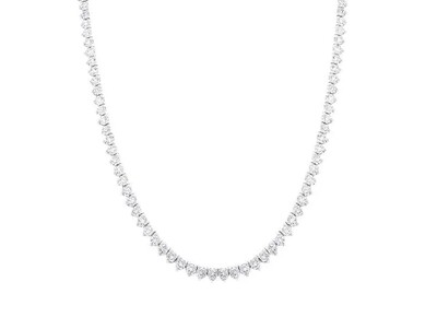Foto Colar riviera joia clássica 3 garras 3mm 42cm