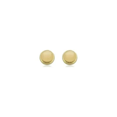 Foto Brinco minimalista bolinha esfera ouro18k (escolha o tamanho)
