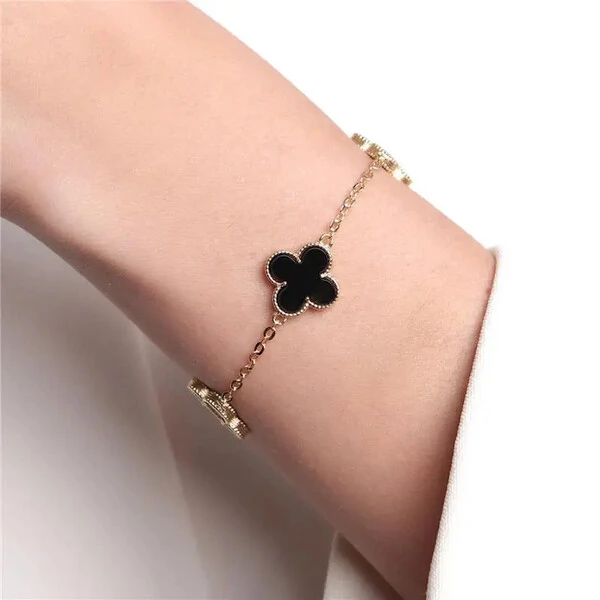 Pulseira trevos cl ouro18k