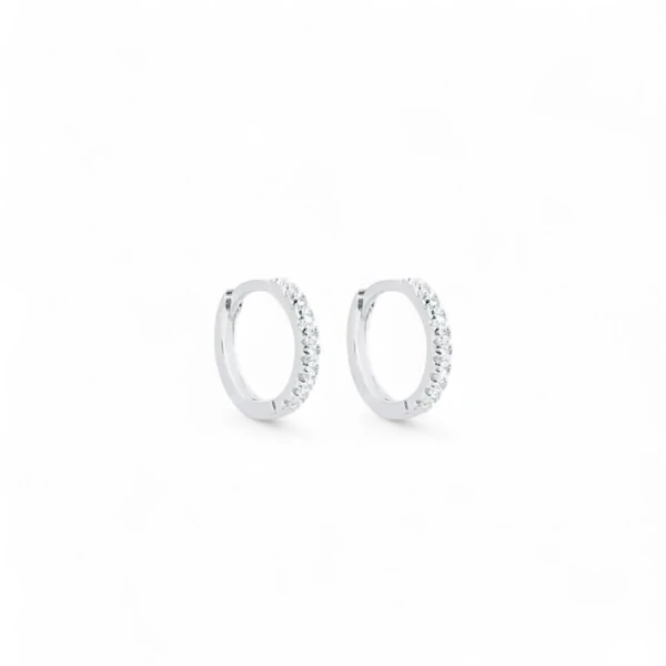 Brinco argola delicada joia 8mm