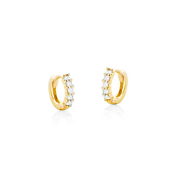 Brinco argola delicada joia 8mm