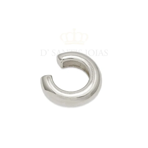 Brinco piercing tubo rodio