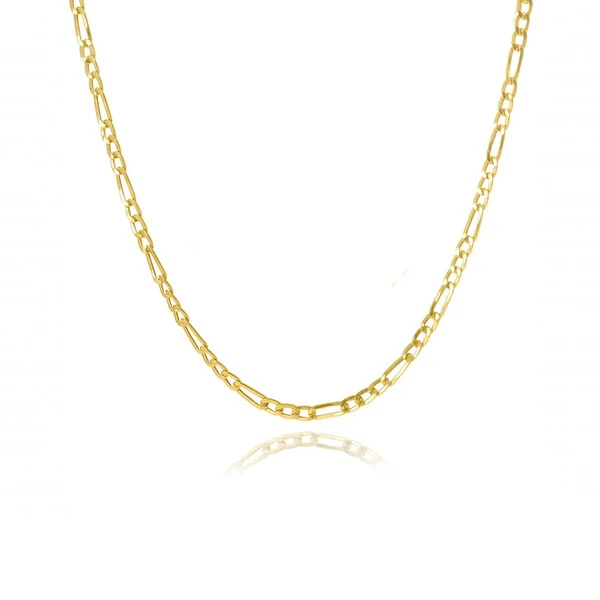 Colar gargantilha figaro ouro18k