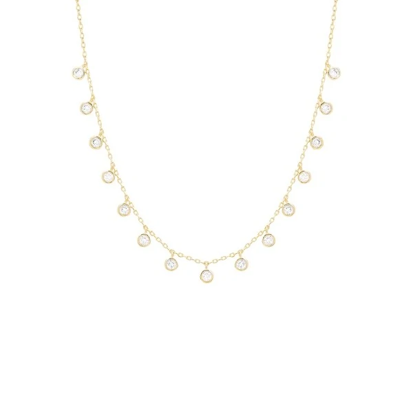 Colar e choker joia boho solitários pontos de luz pendurados
