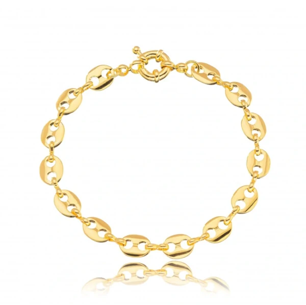 Pulseira lacre (sodacap) delicada ouro18k