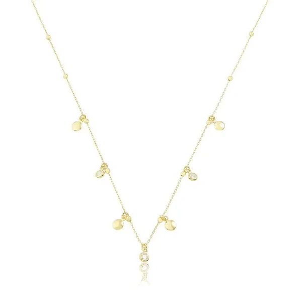 Colar e choker medalhas e pontos de luz
