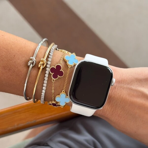 Pulseira trevos cl ouro18k