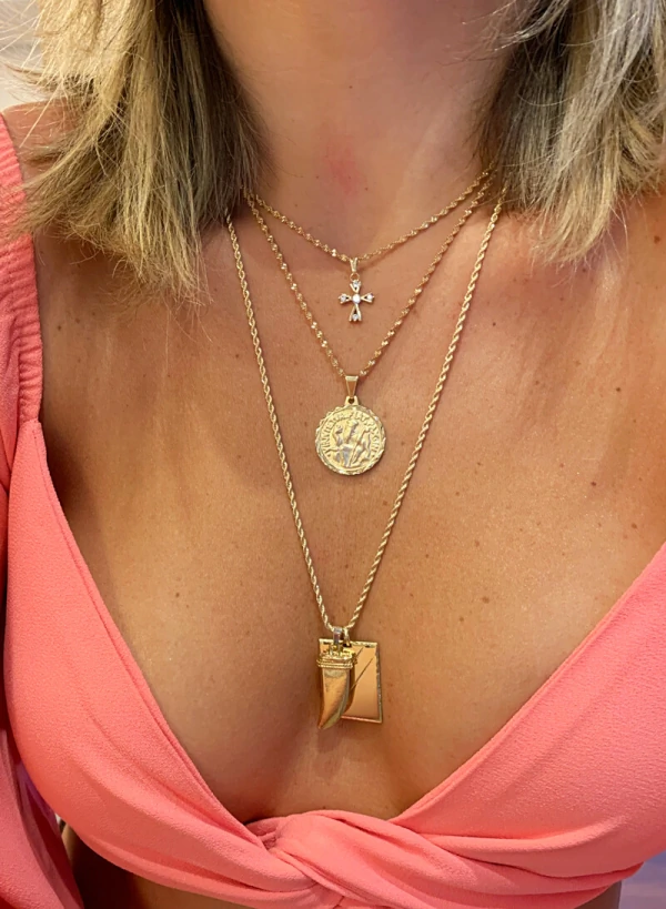 Pingente Medalha Sao Bento Ouro18k (escolha o tamanho)