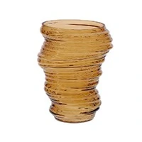 Vaso em Vidro Âmbar