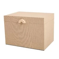 Caixa Decorativa em MDF com Revestimento em Linho