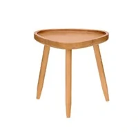 Mesa Lateral em Madeira Formato Orgânico