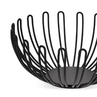 Centro de Mesa em Metal Preto