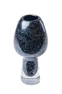 Vaso Decorativo em Vidro Preto