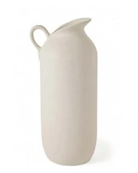 Vaso Decorativo em Cerâmica Branco