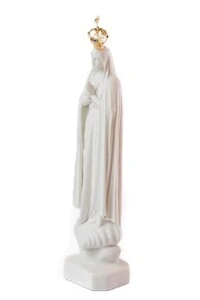 Imagem Nossa Senhora de Fátima com Coroa Ouro 28cm