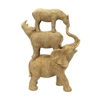 Escultura Decorativa Trio da Savana