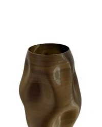 Vaso Decorativo Amasso Ouro Velho – por Anna Machado